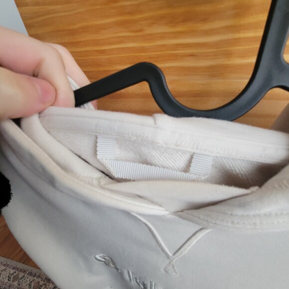 Lululemon All Yours Hoodie Cream French Terry Graphic Size 4 - Picture 7 of 11